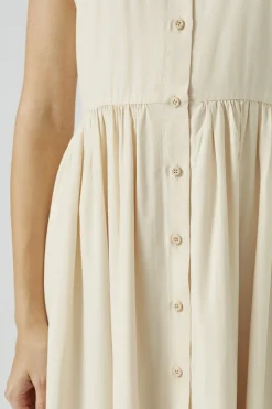 T-Back Button-Down Dress