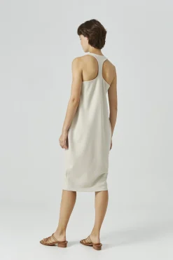 T-Back Double-Bonded Jersey Dress