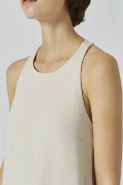 T-Back Double-Bonded Jersey Dress