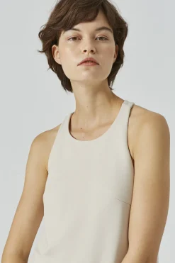 T-Back Double-Bonded Jersey Dress