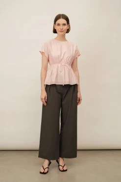 Textured Cotton Blouse