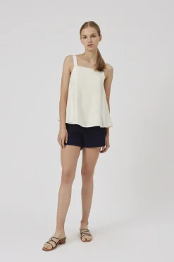 Textured High-Waisted Shorts