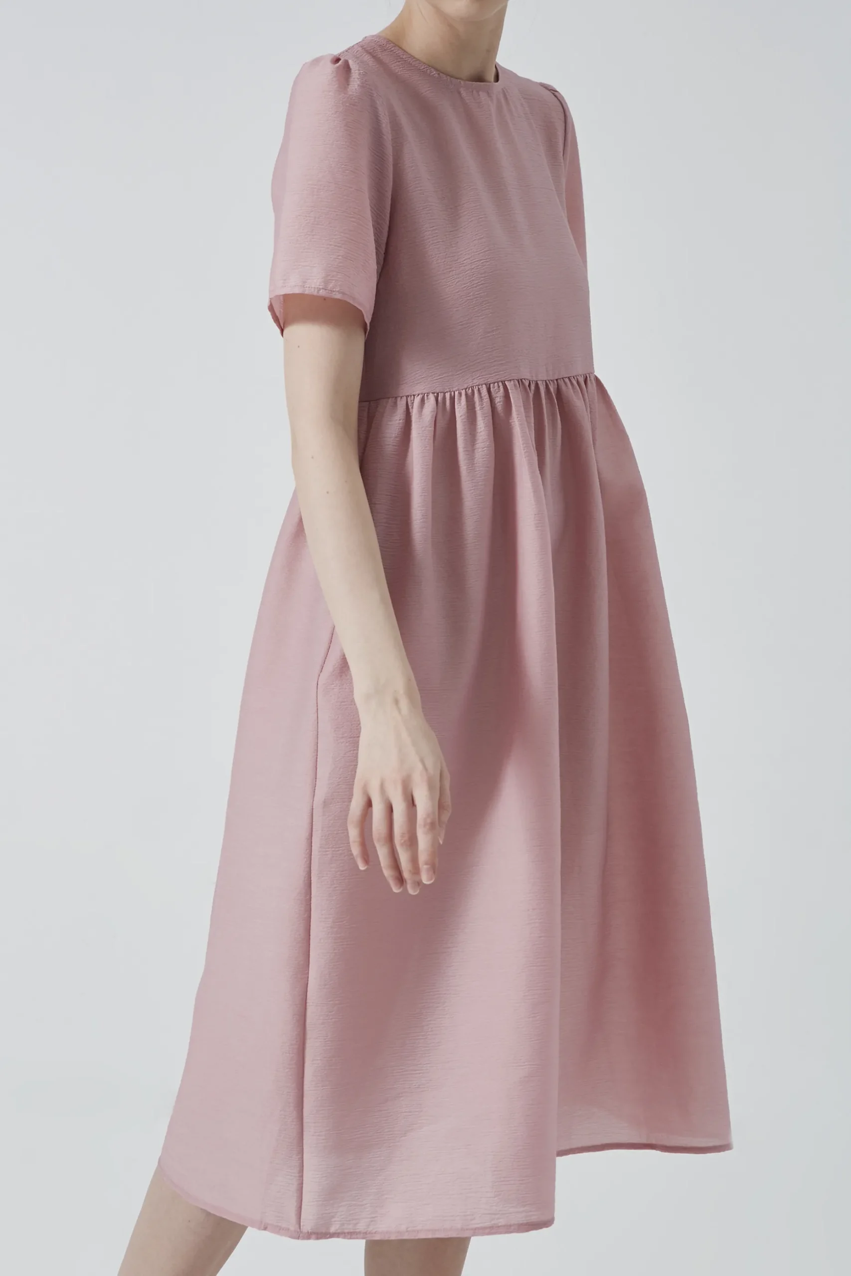 Textured Organza Midi Dress