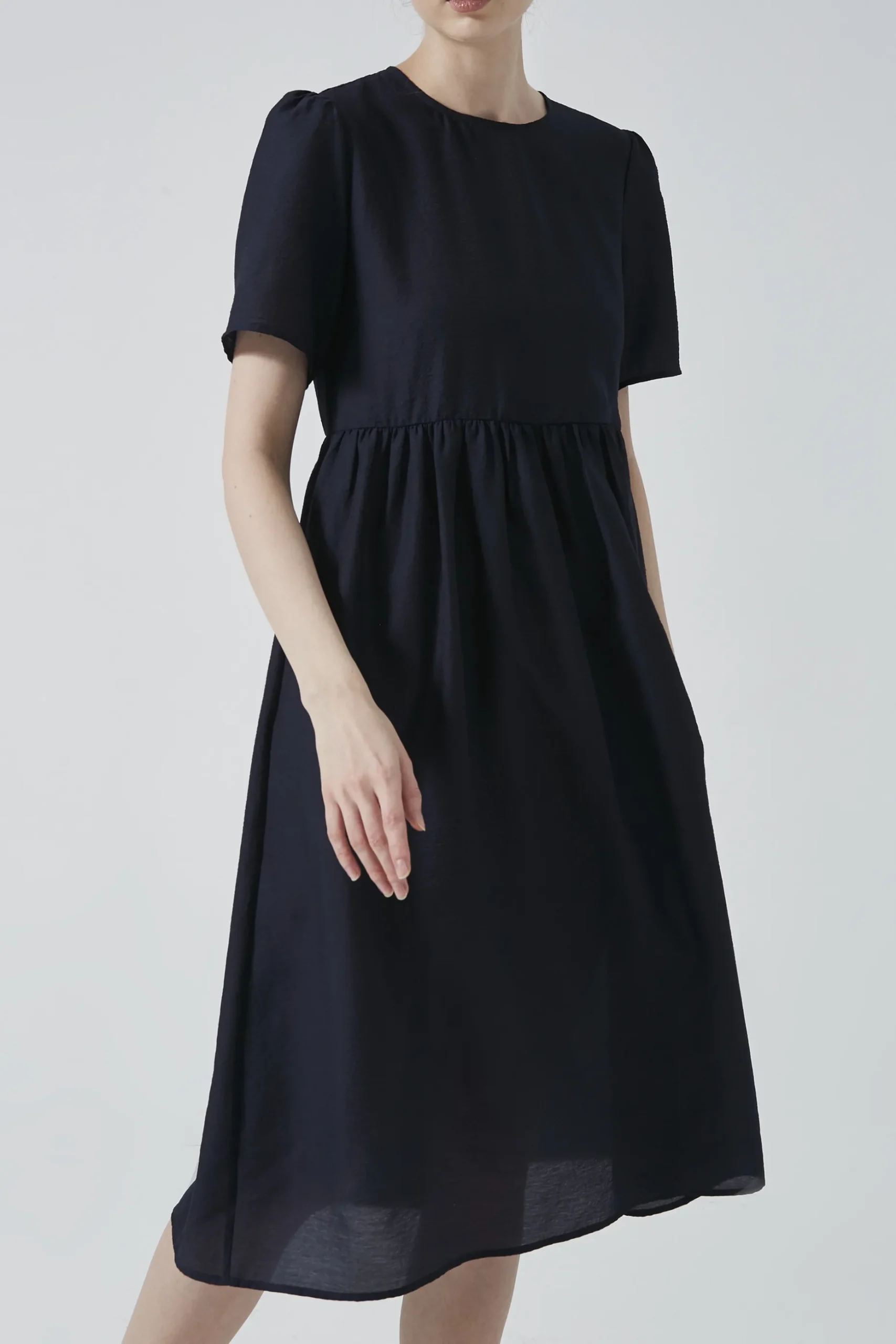 Textured Organza Midi Dress