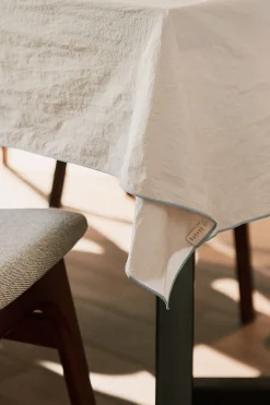 Textured Oversized Water-Resistant Tablecloth
