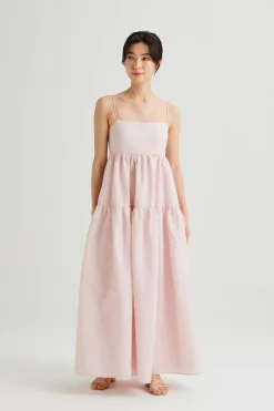 Textured Tiered Cami Dress