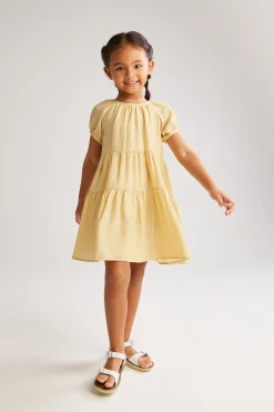 Textured Tiered Dress
