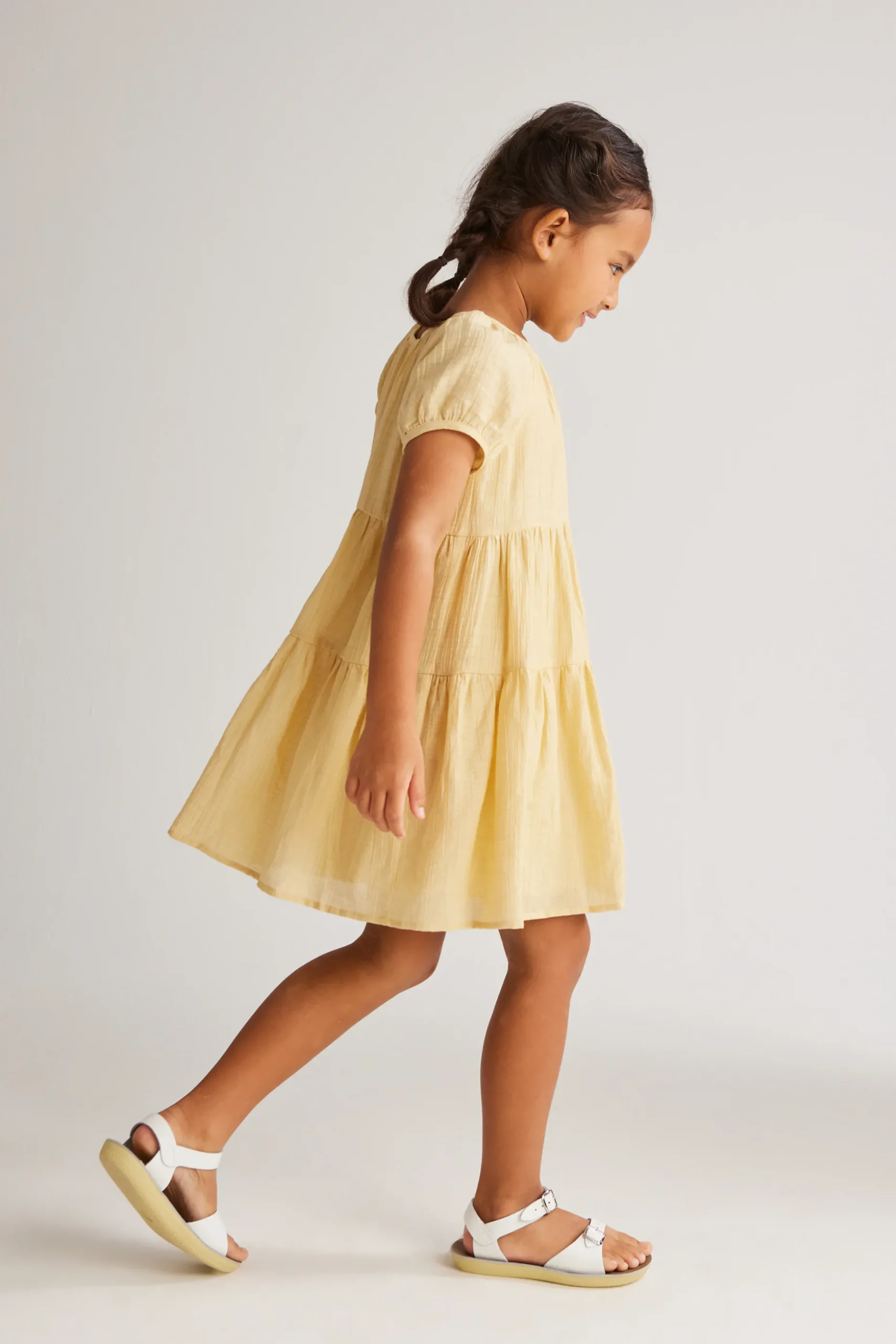 Textured Tiered Dress