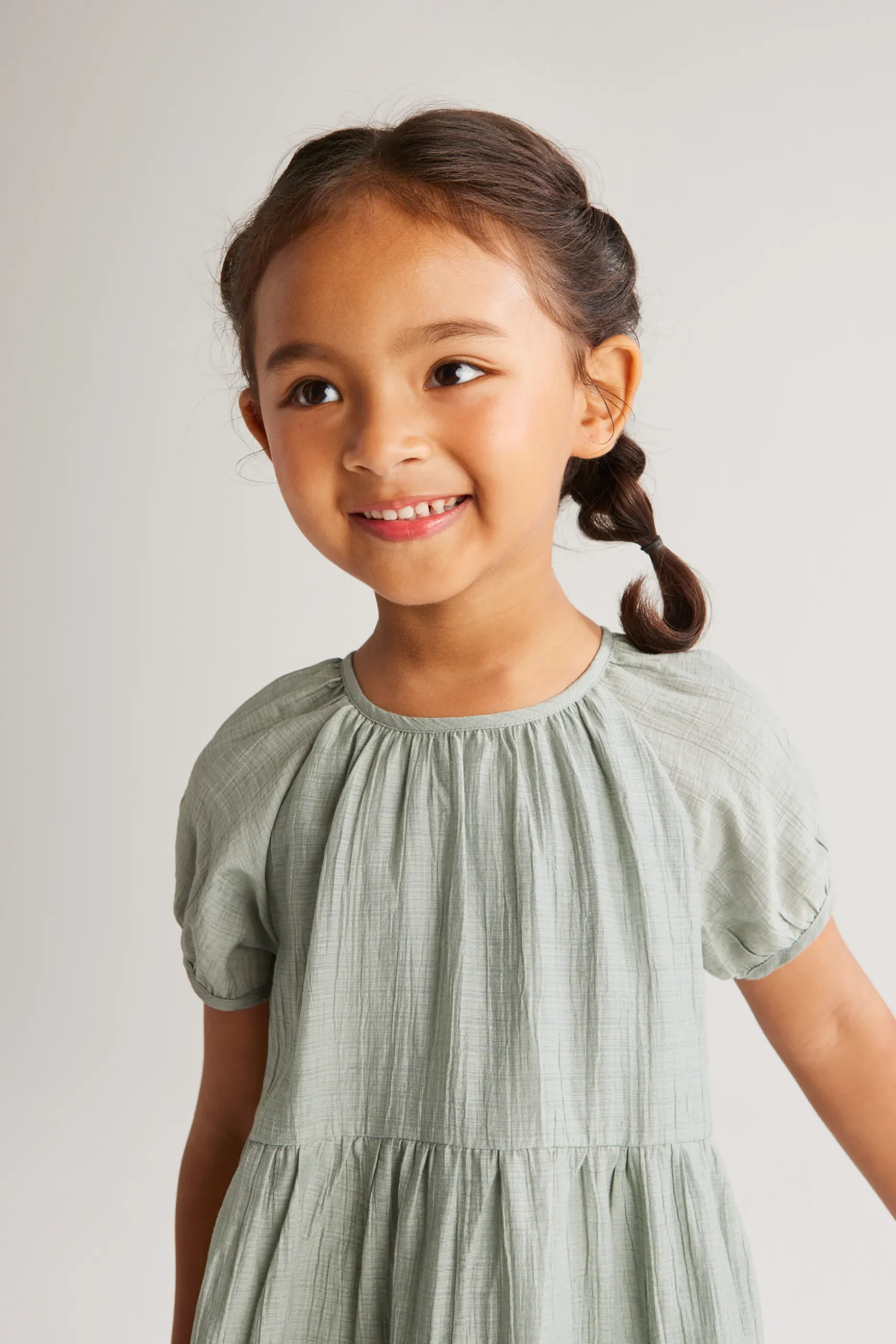 Textured Tiered Dress