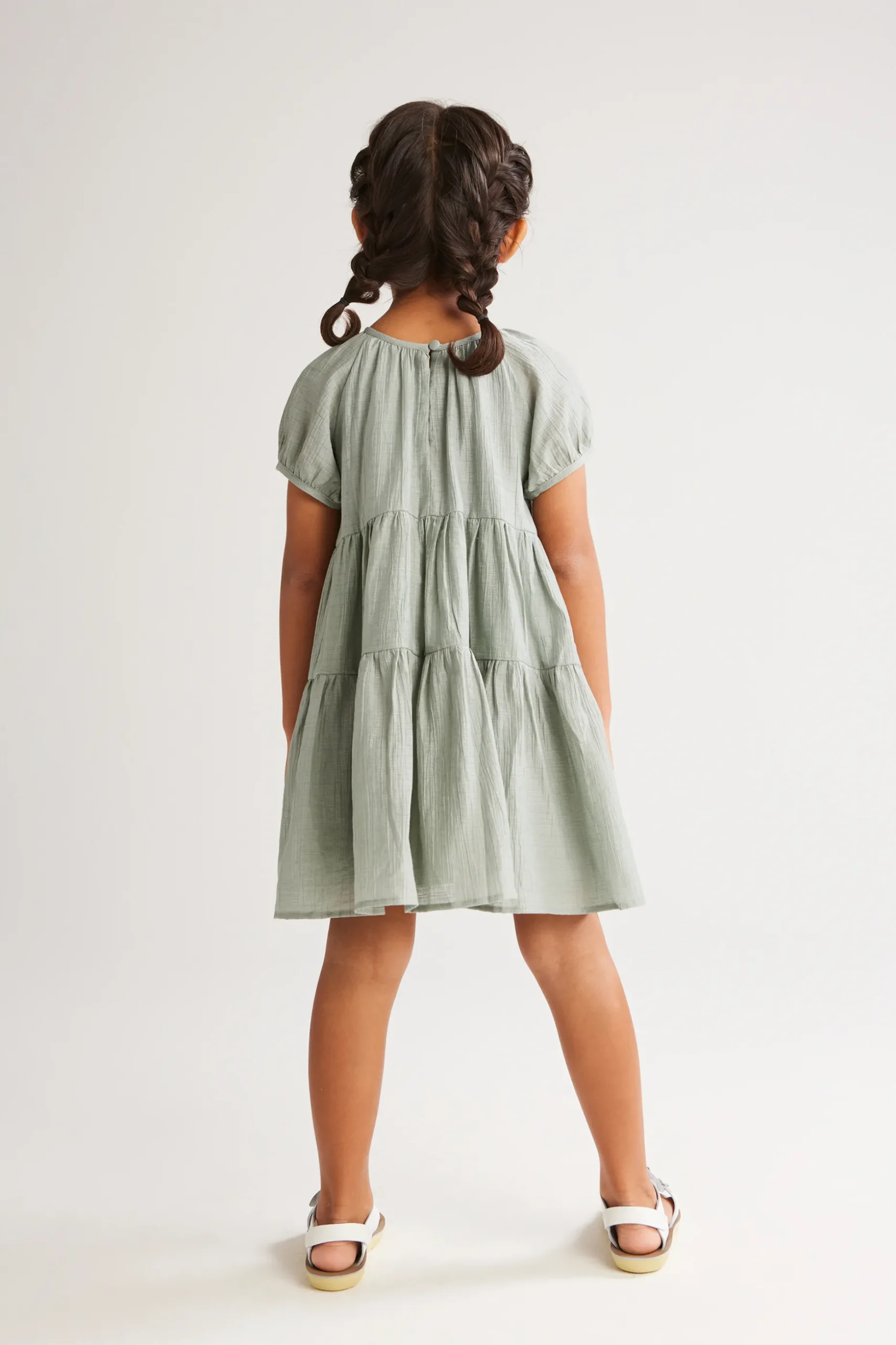 Textured Tiered Dress