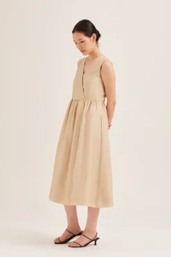 Textured Viscose Wrap Dress