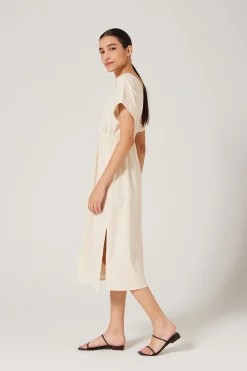 Textured V-Neck Dress