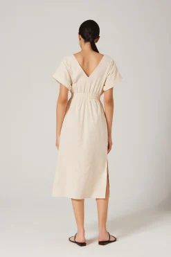 Textured V-Neck Dress