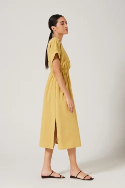Textured V-Neck Dress