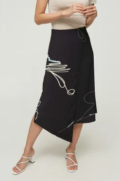 Trail Overlap Midi Skirt
