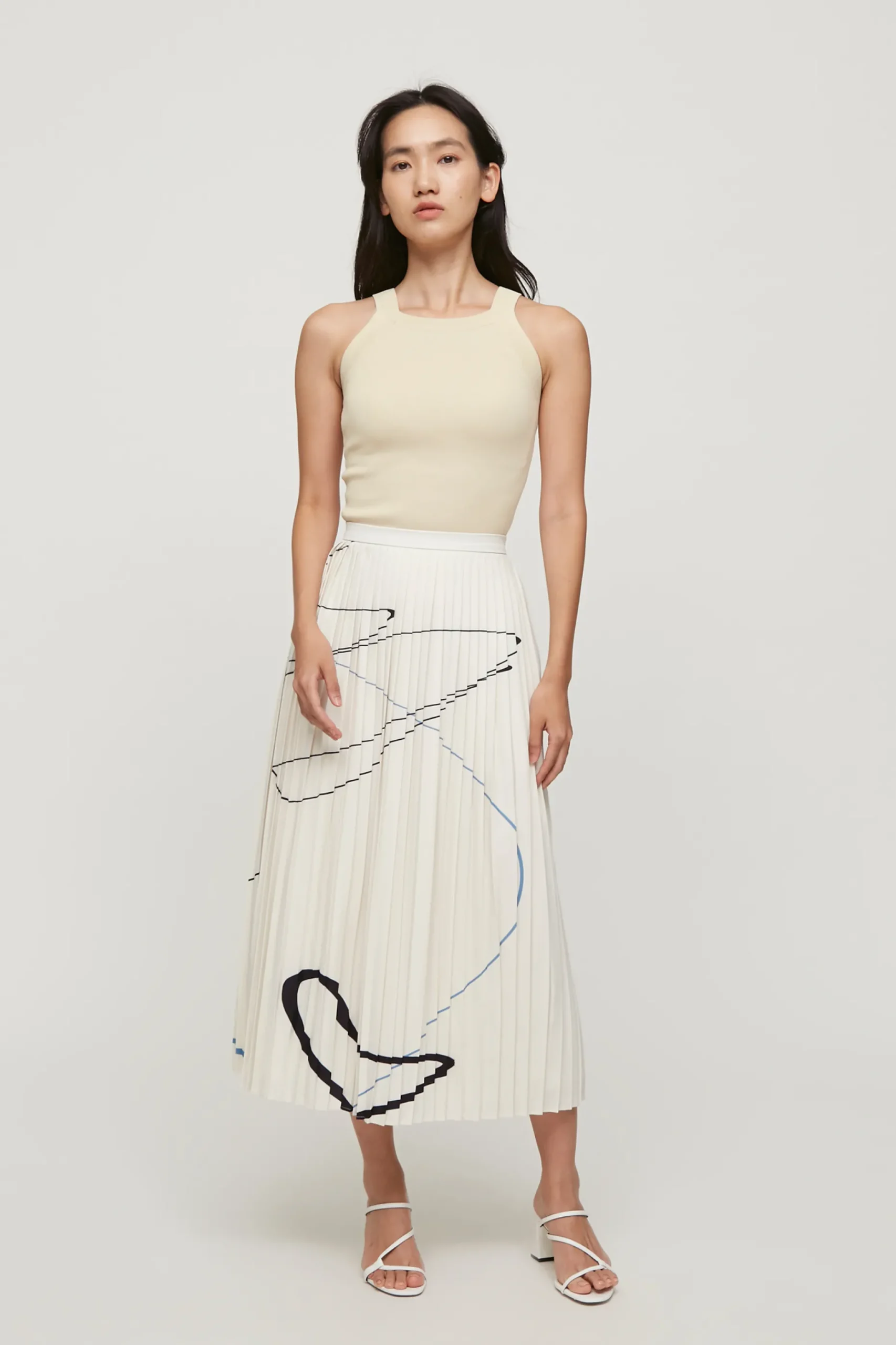 Trail Pleated Skirt