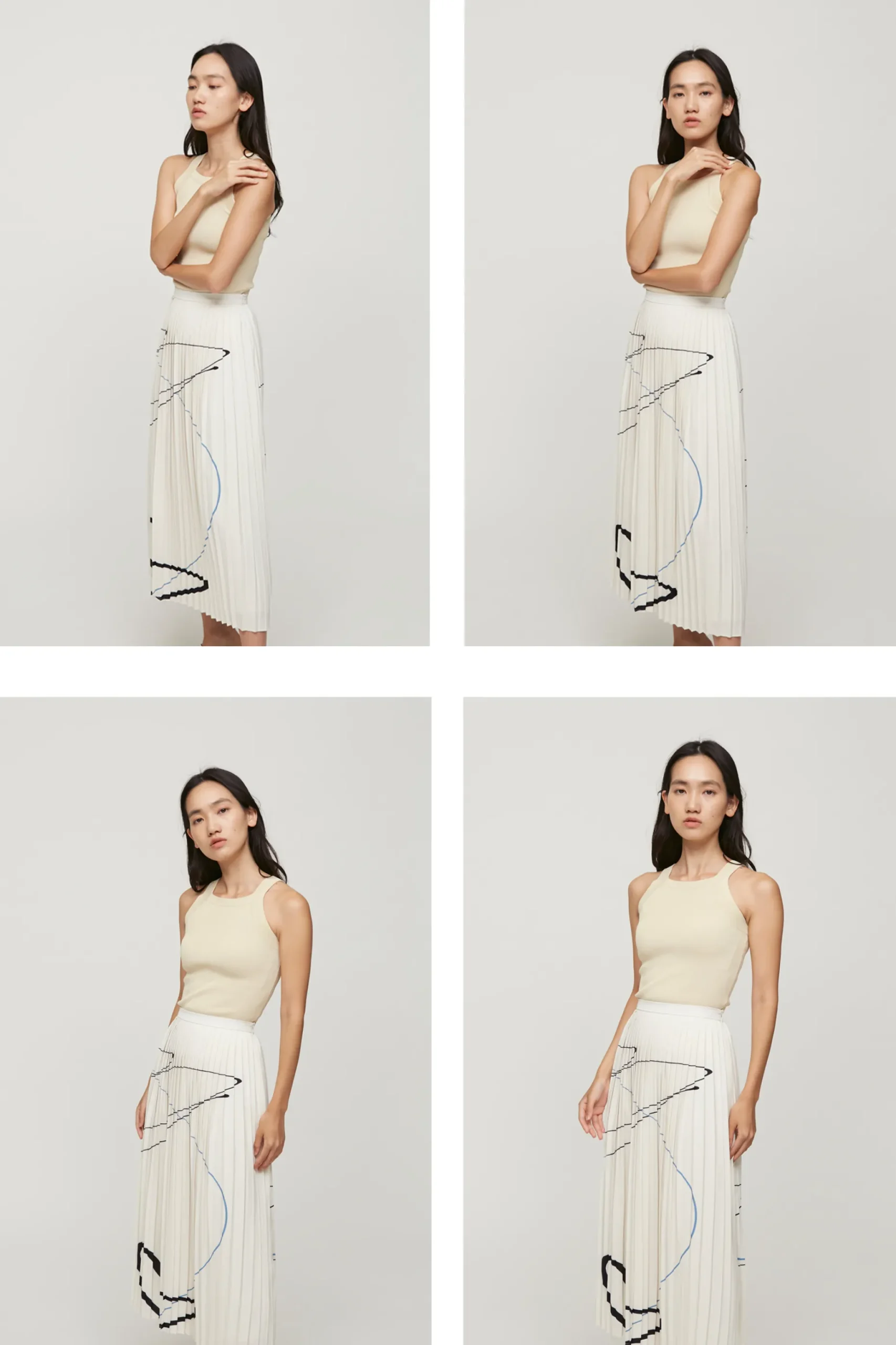 Trail Pleated Skirt
