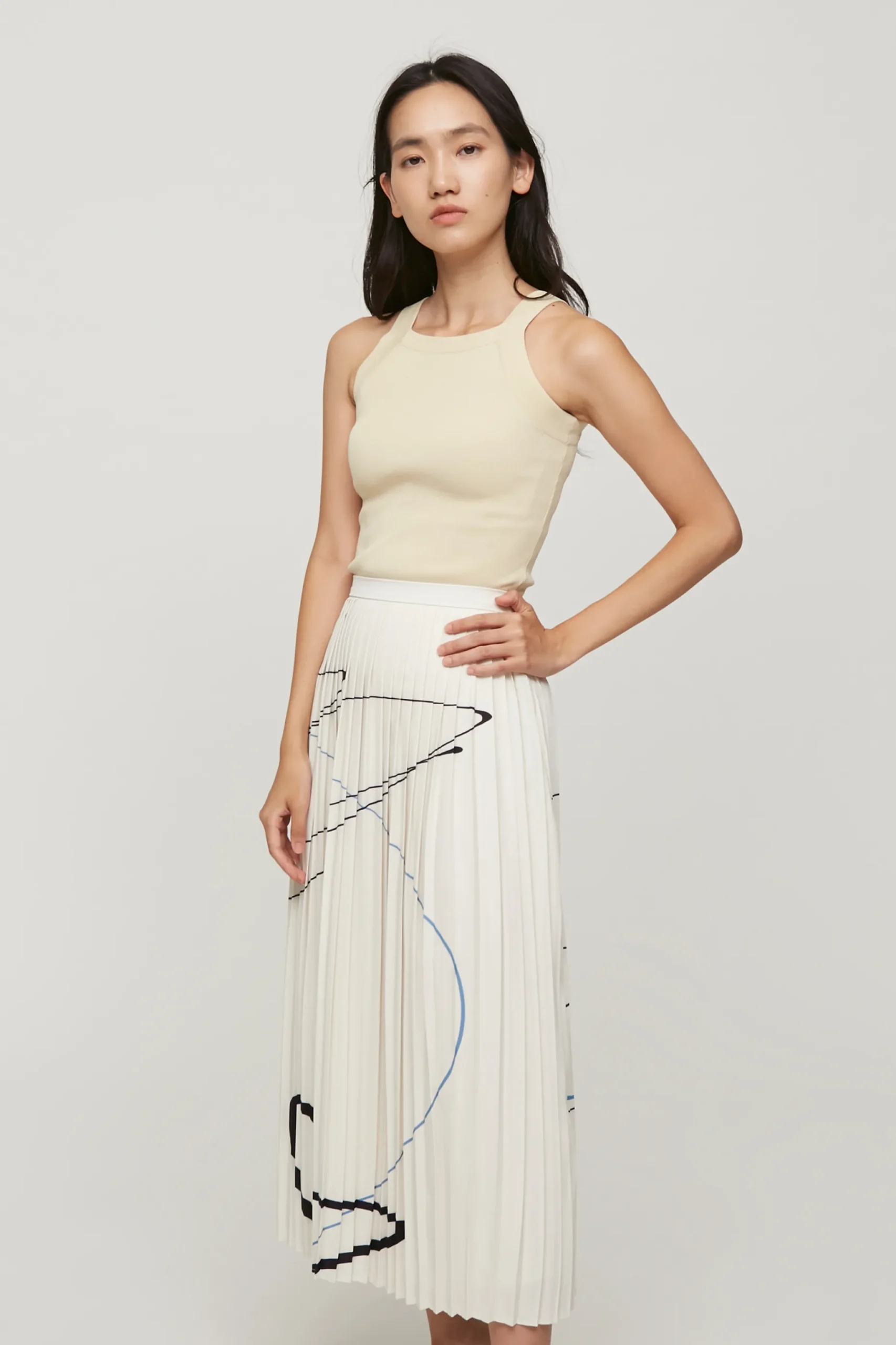 Trail Pleated Skirt