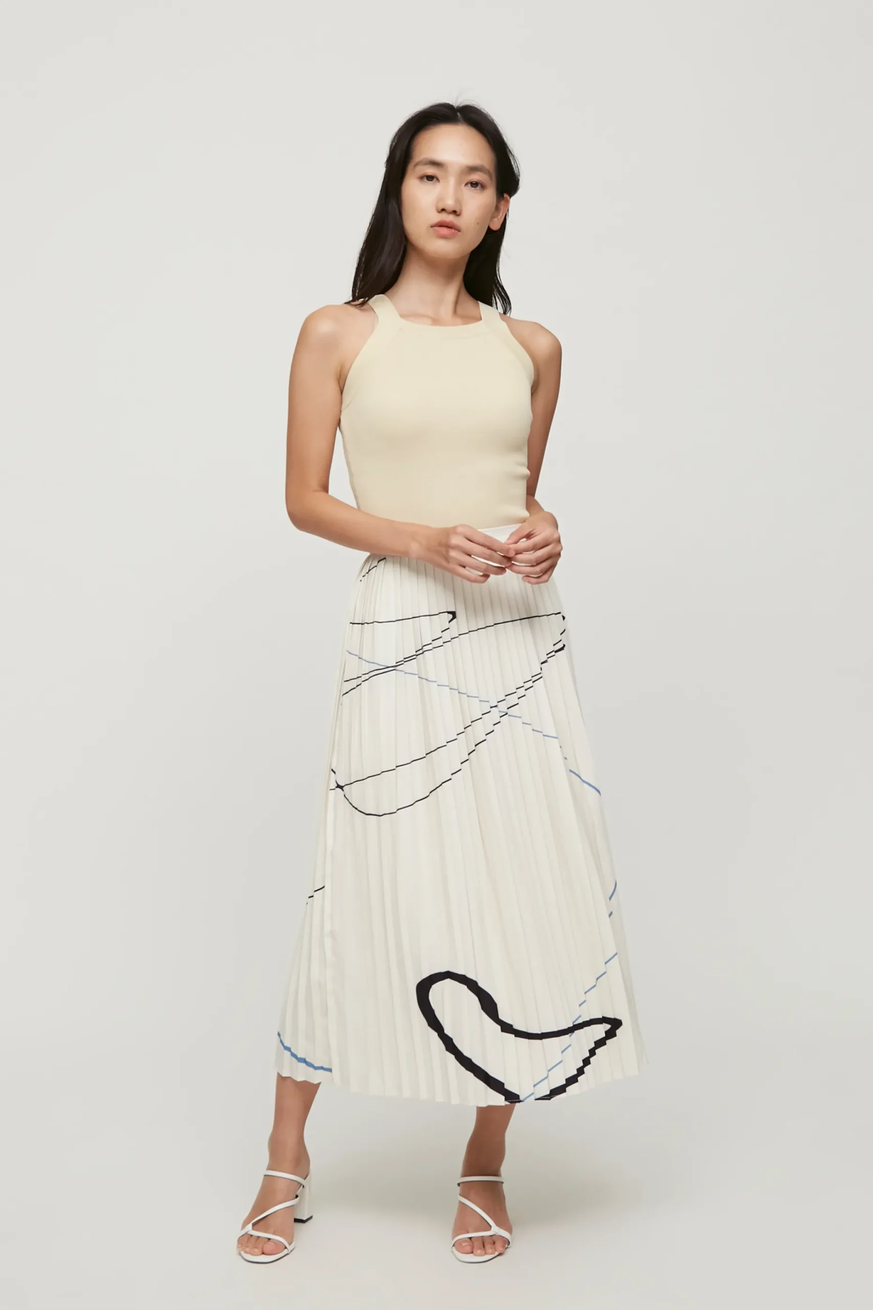 Trail Pleated Skirt
