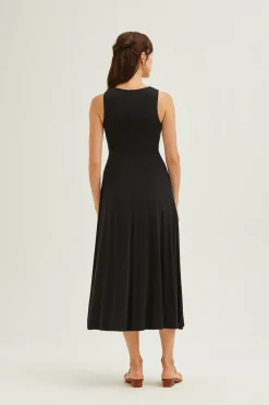 Twist Cut-out Jersey Dress