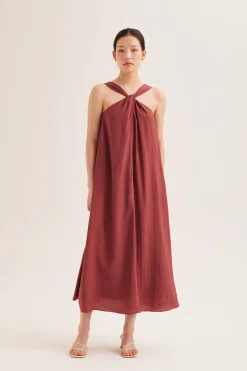 Two-Way Twist Knot Maxi Dress
