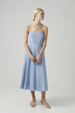 Viscose Cross-Back Dress