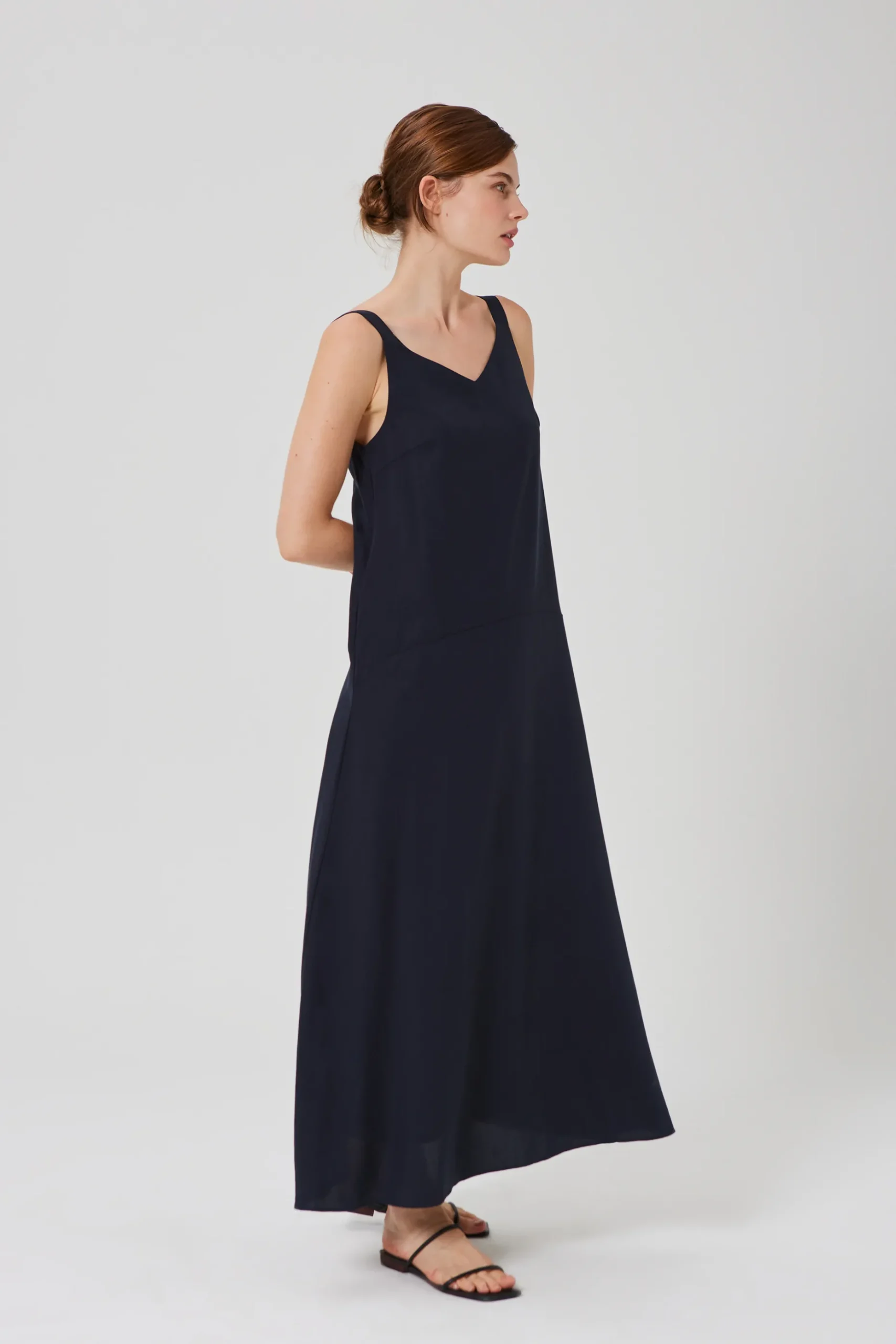 Viscose Drop Waist Tent Dress