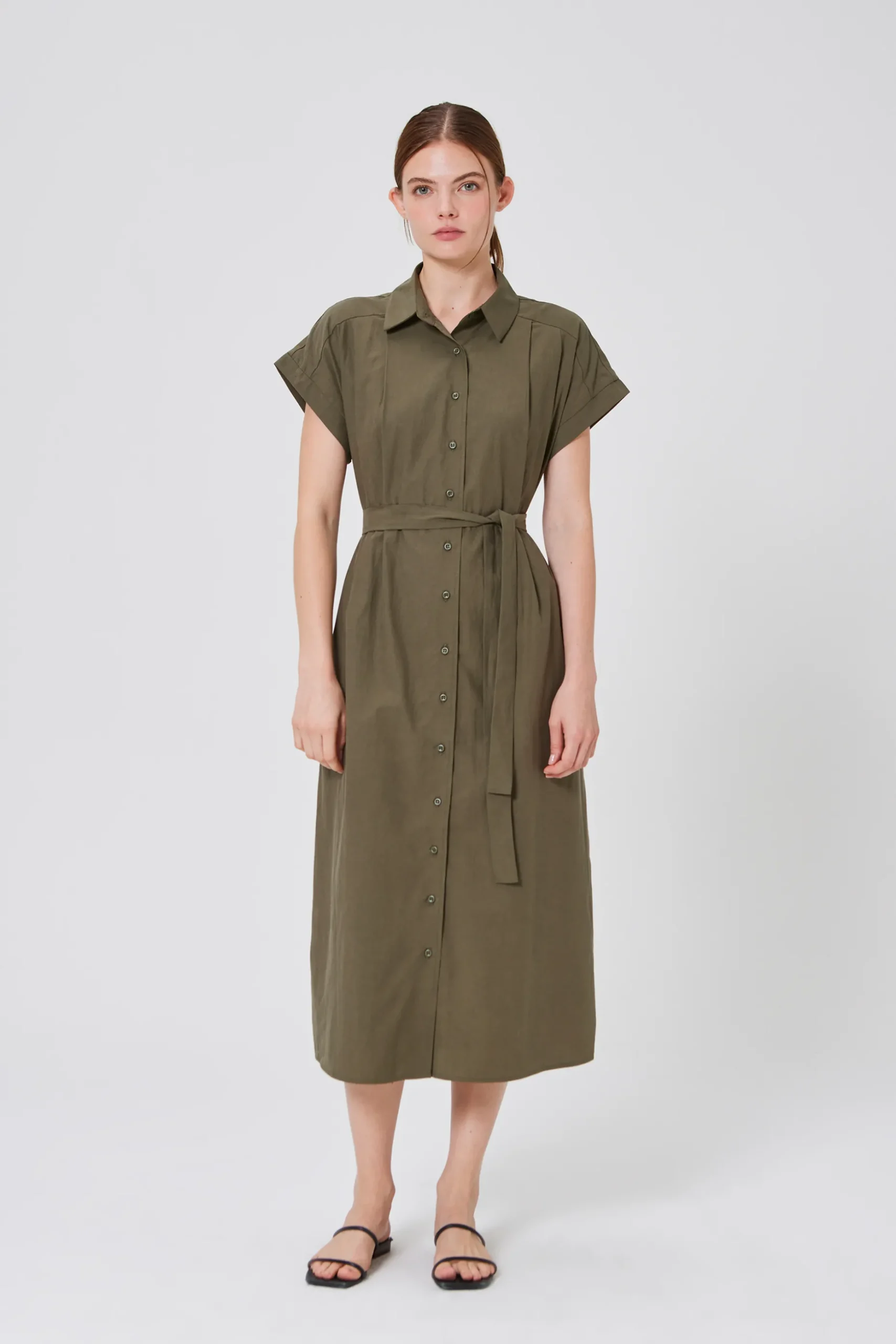 Viscose Midi Dress