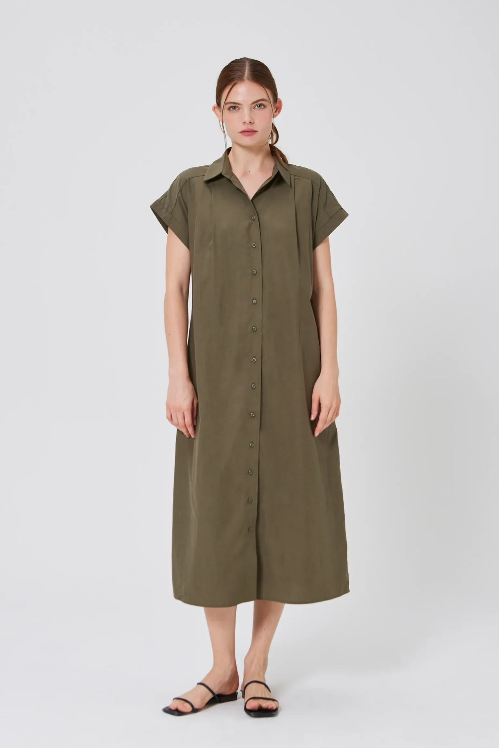 Viscose Midi Dress
