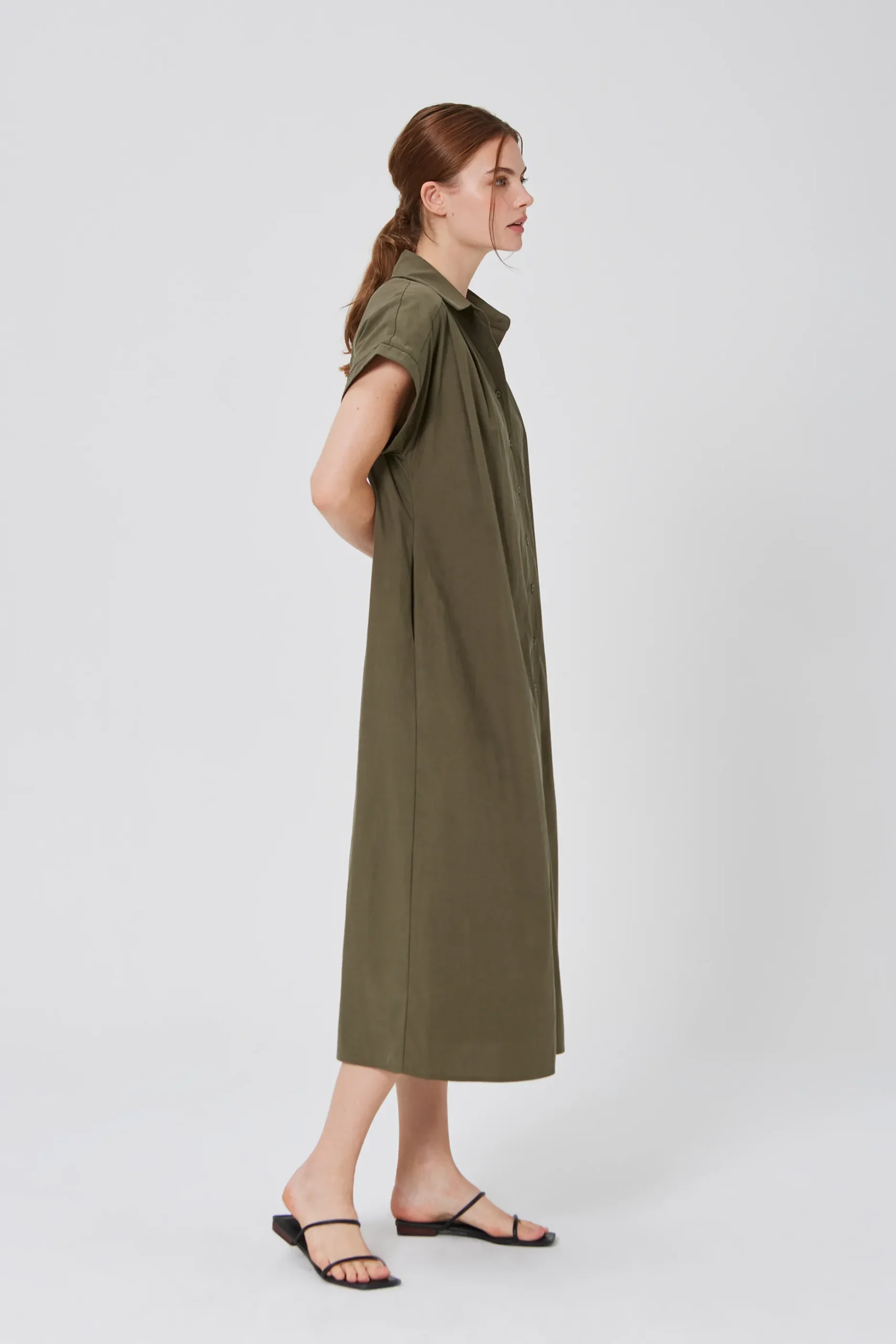 Viscose Midi Dress