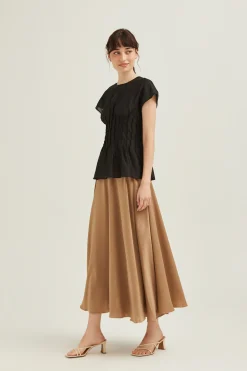 Viscose Pleated Top