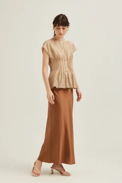 Viscose Pleated Top