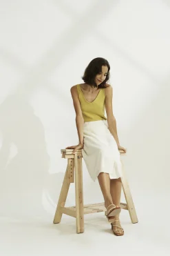 V-Neck Knit Tank