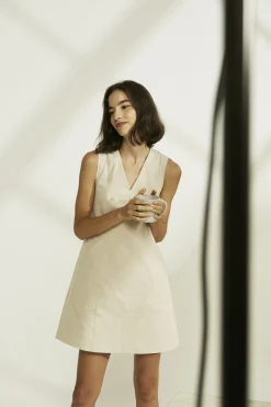 V-Neck Shift Dress