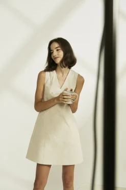 V-Neck Shift Dress
