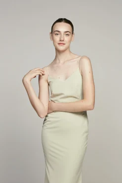 V-Neck Slip Dress